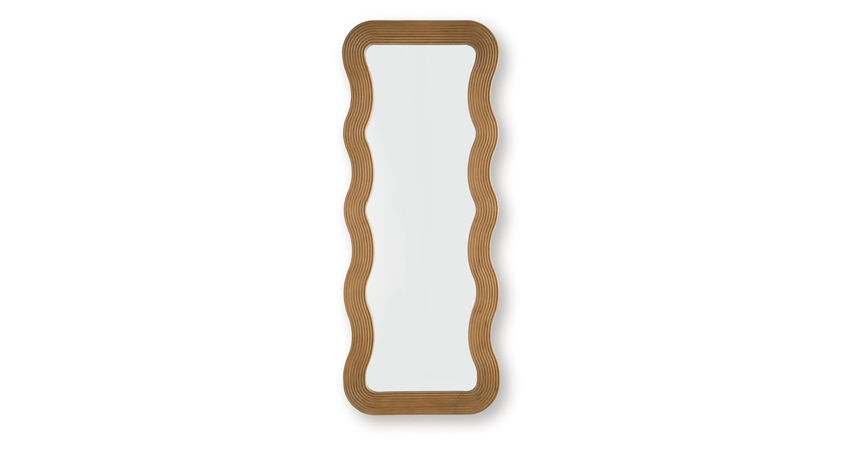 Ellisonville Brown Floor Mirror from Ashley Furniture - Luna Furniture