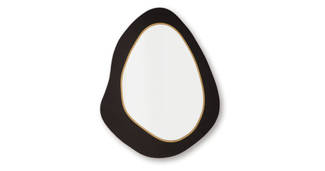 Kierlock Black/Gold Finish Accent Mirror from Ashley - Luna Furniture