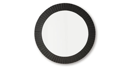 Ozias Black Accent Mirror from Ashley - Luna Furniture