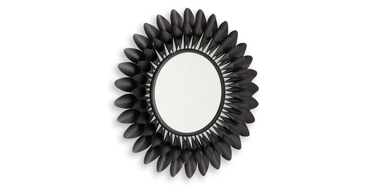 Ryenmour Oil Rubbed Bronze Finish Accent Mirror from Ashley Furniture - Luna Furniture