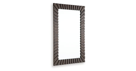Advin Dark Brown Accent Mirror from Ashley - Luna Furniture