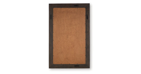 Advin Dark Brown Accent Mirror from Ashley - Luna Furniture