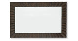 Advin Dark Brown Accent Mirror from Ashley - Luna Furniture