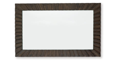 Advin Dark Brown Accent Mirror from Ashley - Luna Furniture
