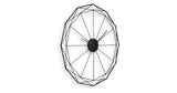 Arkthorne Black Wall Clock from Ashley - Luna Furniture