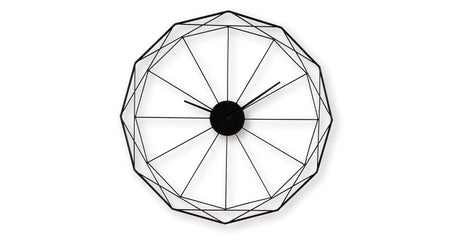Arkthorne Black Wall Clock from Ashley - Luna Furniture