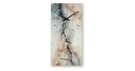 Teague Brown/Gray/Ivory Wall Clock from Ashley - Luna Furniture