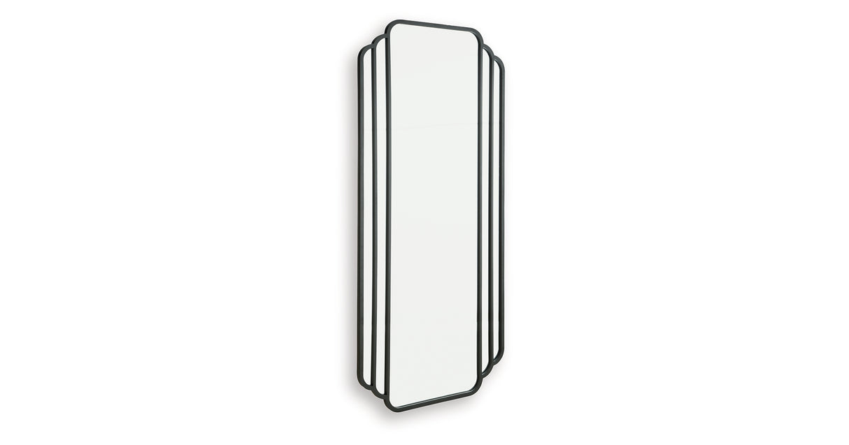 Antigone Black Floor Mirror from Ashley - Luna Furniture