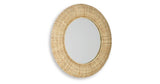 Briggsburg Natural Accent Mirror from Ashley - Luna Furniture