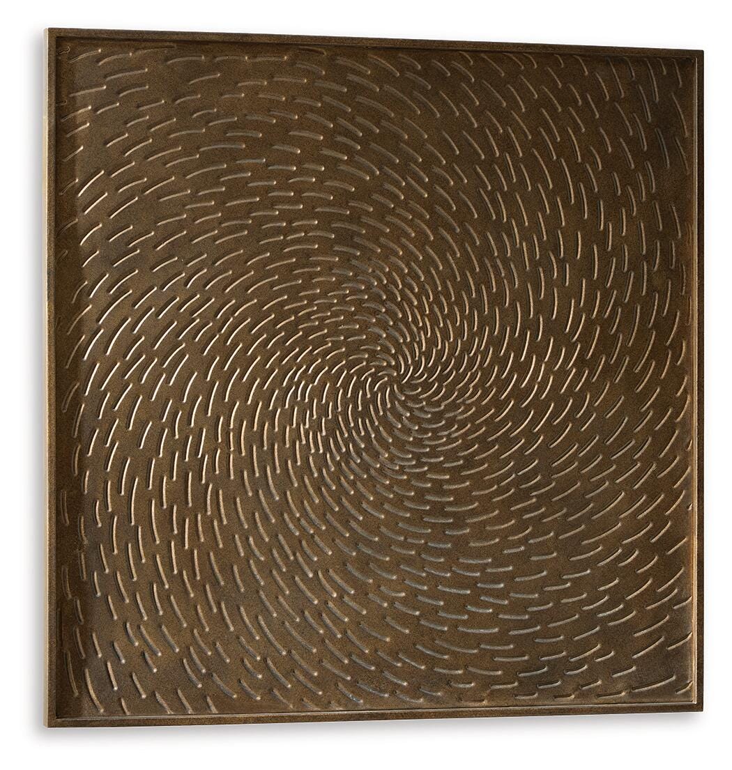 Dullter Antique Brown Wall Decor from Ashley - Luna Furniture
