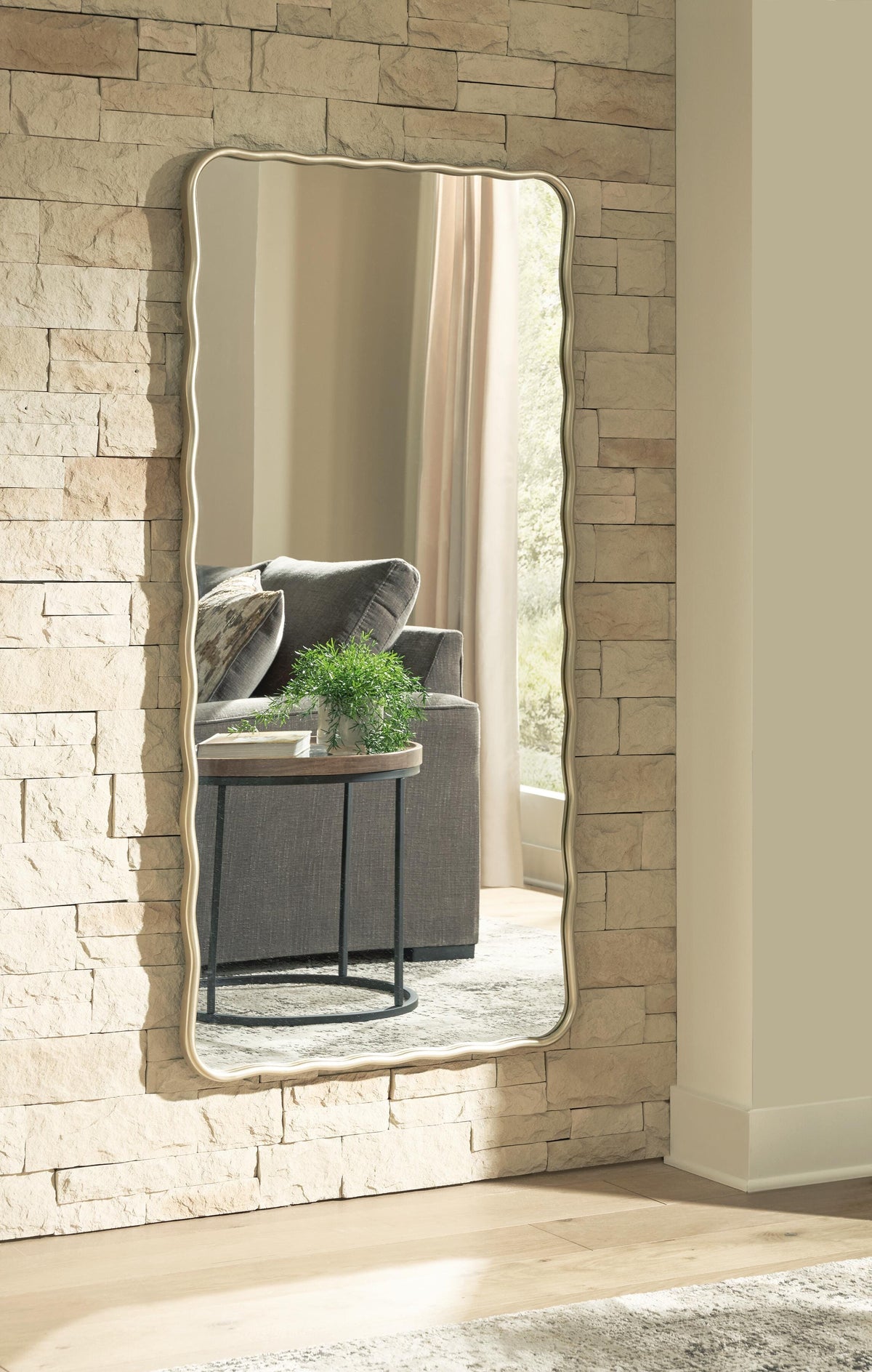Brenthill Gold Accent Mirror from Ashley - Luna Furniture