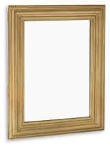 Keneriah Gold Finish Accent Mirror from Ashley - Luna Furniture