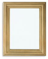 Keneriah Gold Finish Accent Mirror from Ashley - Luna Furniture