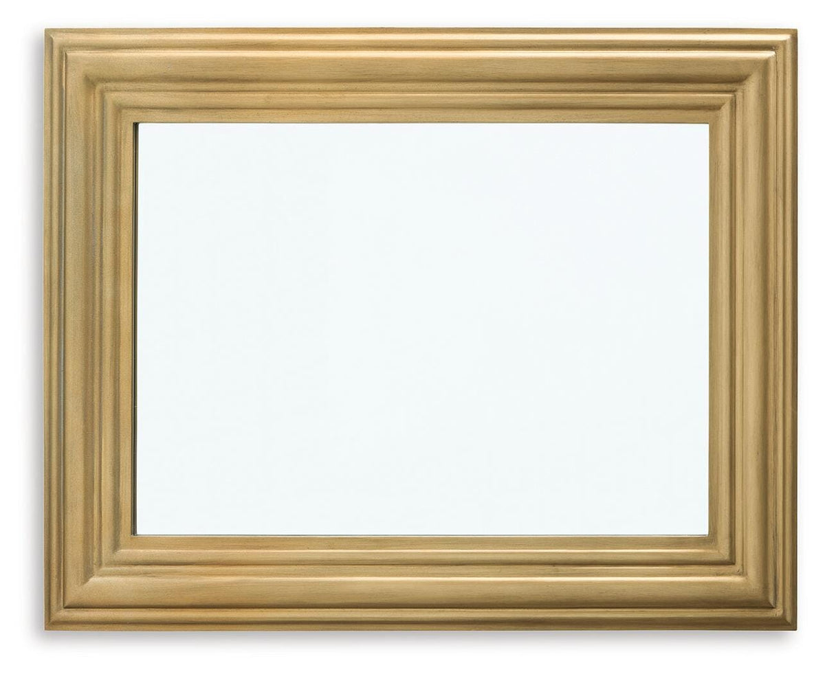 Keneriah Gold Finish Accent Mirror from Ashley - Luna Furniture
