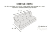 Gardiner Pewter Reversible Sofa Chaise from Ashley Furniture - Luna Furniture