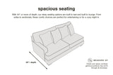 Lindyn Ivory 5-Piece RAF Chaise Sectional from Ashley Furniture - Luna Furniture