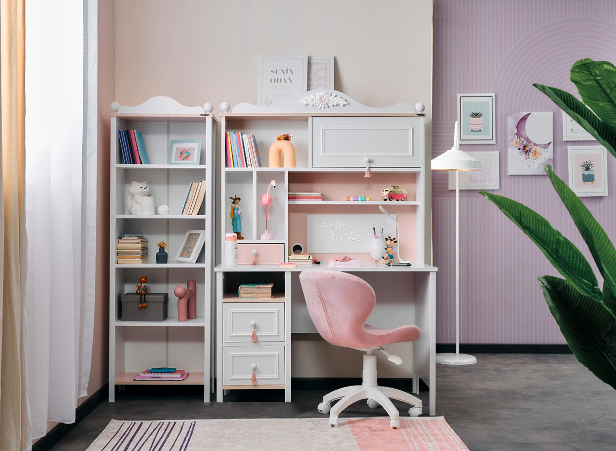 Alya Kids Room Set (Twin Bed & Study Desk & Nightstand) from Furnia - Luna Furniture