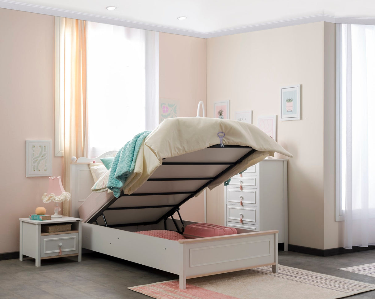Alya Kids Room Set (Twin Bed & Study Desk & Nightstand) from Furnia - Luna Furniture