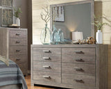 Culverbach Gray Dresser and Mirror from Ashley Furniture - Luna Furniture
