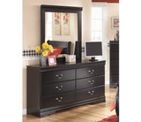 Huey Vineyard Black Dresser and Mirror from Ashley Furniture - Luna Furniture