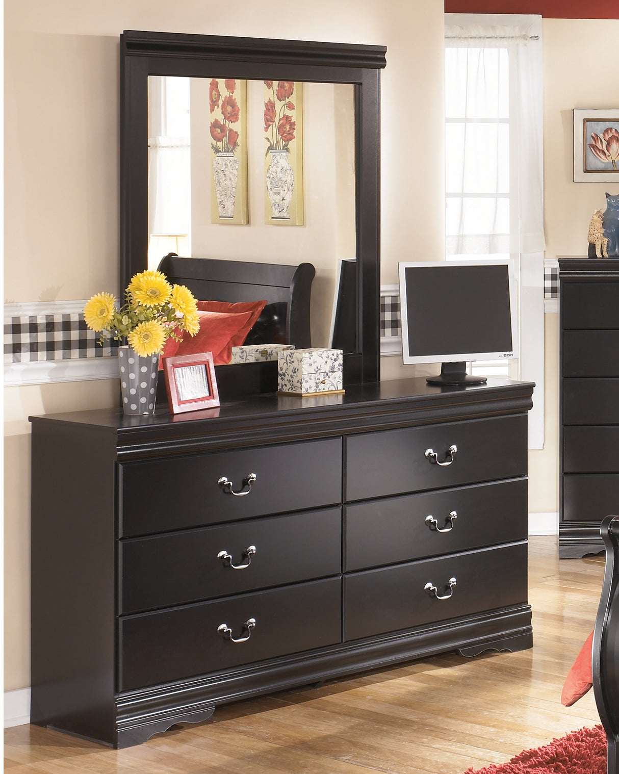 Huey Vineyard Black Youth Sleigh Bedroom Set from Ashley - Luna Furniture