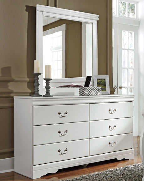 Anarasia White Sleigh Bedroom Set from Ashley - Luna Furniture
