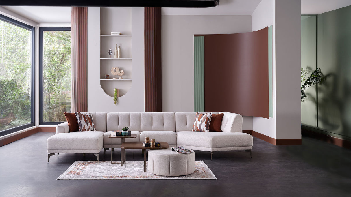 Atlanta Pearl 3-Piece Modular Sectional from Bellona - Luna Furniture