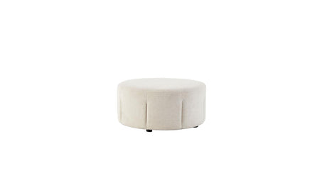 Atlanta Peru Cream Ottoman from Bellona - Luna Furniture