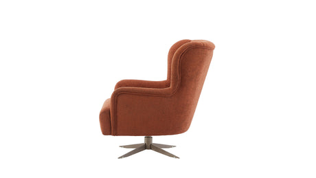 Atlanta Peru Brick Swivel Chair from Bellona - Luna Furniture