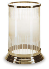 Aavinson Amber/Gold Finish Candle Holder from Ashley - Luna Furniture