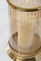 Aavinson Amber/Gold Finish Candle Holder from Ashley - Luna Furniture