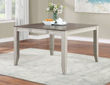 Abacus Smoky Alabaster/Putty Counter Height Dining Set from Steve Silver - Luna Furniture