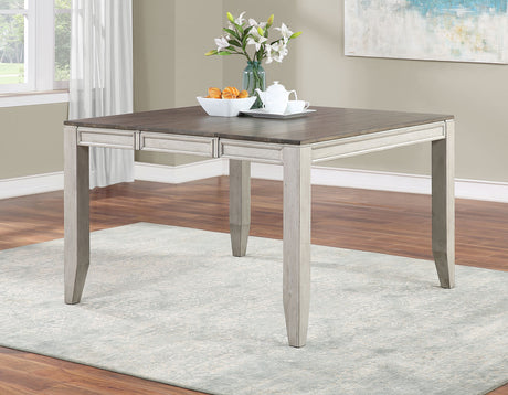 Abacus Smoky Alabaster/Putty Counter Height Dining Set from Steve Silver - Luna Furniture