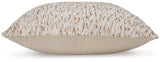Abler Ivory/Gray/Gold Pillow (Set of 4) from Ashley - Luna Furniture