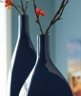 Abtinson Navy Vase from Ashley - Luna Furniture