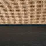 Abyard Black/Natural Bookcase from Ashley - Luna Furniture