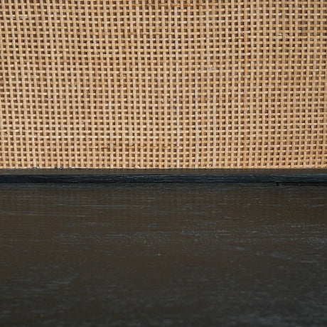 Abyard Black/Natural Bookcase from Ashley - Luna Furniture