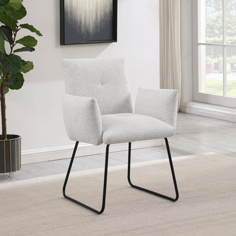 Ackland Light Gray Dining Side Chair, Set of 2 from Coaster - Luna Furniture