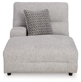 Acklen Place Alloy Left-Arm Facing Power Press Back Chaise from Ashley - Luna Furniture