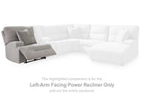 Acklen Place Alloy Left-Arm Facing Power Recliner from Ashley - Luna Furniture