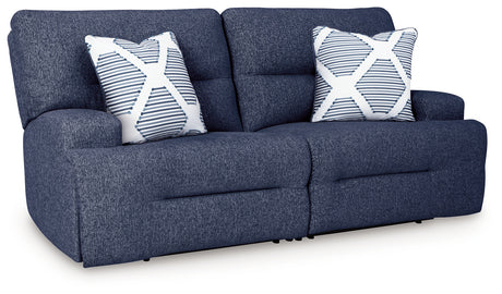 Acklen Place Navy 2-Piece Power Reclining Sofa from Ashley - Luna Furniture