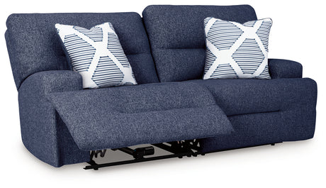 Acklen Place Navy 2-Piece Power Reclining Sofa from Ashley - Luna Furniture