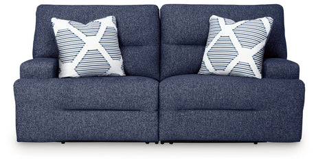 Acklen Place Navy 2-Piece Power Reclining Sofa from Ashley - Luna Furniture