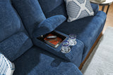 Acklen Place Navy 6-Piece RAF Chaise Power Reclining Sectional from Ashley Furniture - Luna Furniture