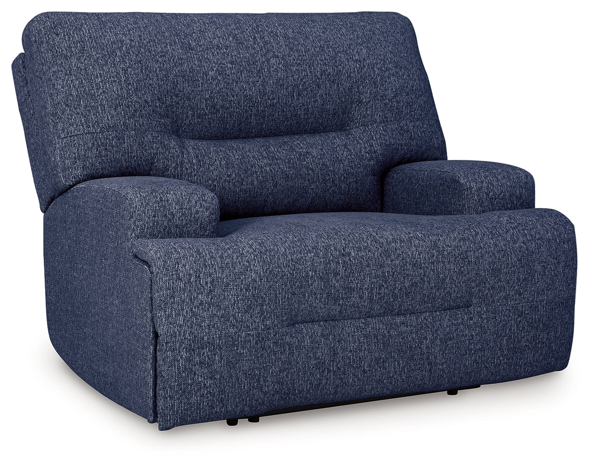 Acklen Place Navy 7-Piece Power Reclining Sectional from Ashley - Luna Furniture
