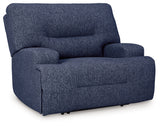 Acklen Place Navy Oversized Power Recliner from Ashley - Luna Furniture
