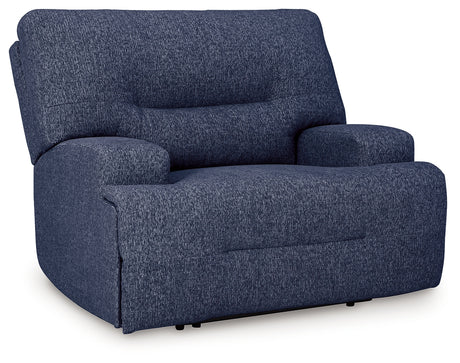 Acklen Place Navy Oversized Power Recliner from Ashley - Luna Furniture