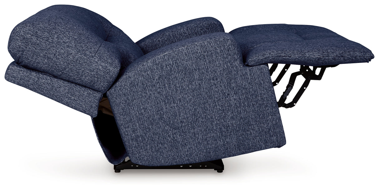 Acklen Place Navy Oversized Power Recliner from Ashley - Luna Furniture