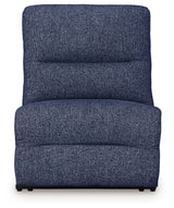 Acklen Place Navy Power Armless Recliner from Ashley - Luna Furniture