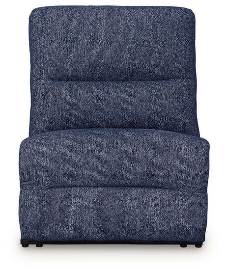 Acklen Place Navy Power Armless Recliner from Ashley - Luna Furniture